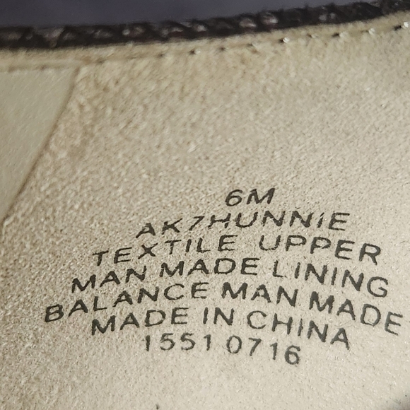 Anne Klein Hunnie Black Silver Shimmer Heels Shoes Sz 6 - Picture 2 of 5